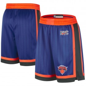 NBA New York Knicks Shorts Nike 2023-24 City Edition Bleu Swingman - Homme